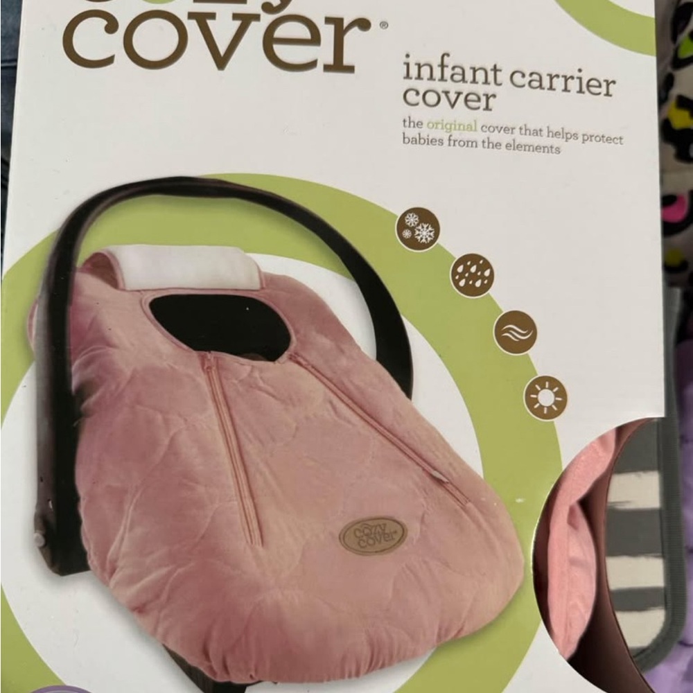 Cozy Cover Infant Carrier Cover - Pink